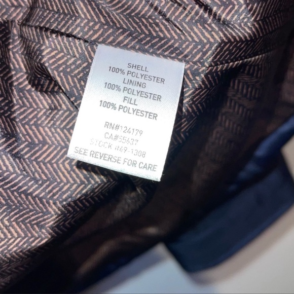 Johnston & Murphy Blue Brown Jacket Coat - Picture 5 of 6